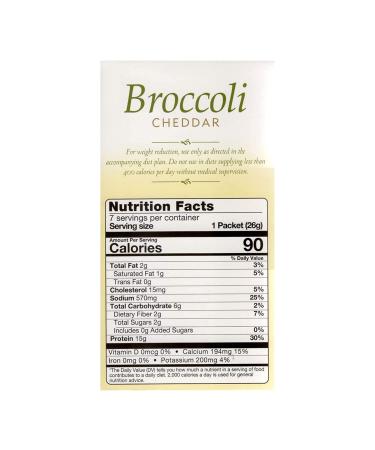 FITWISE High Protein Soup - 15g Protein | Low Calorie, Low Fat, Low Carb | Ideal Protein Compatible - 7 Servings (Broccoli Cheddar) - Buy Online on GoSupps.com