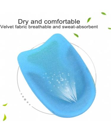 Comfortable Orthopedic Insoles for Pain Reduction | U-Shaped Heel Cushion Inserts for Women & Men | Heel Spur Support | Professional Shoe Inserts in Blue - Buy Online on GoSupps.com