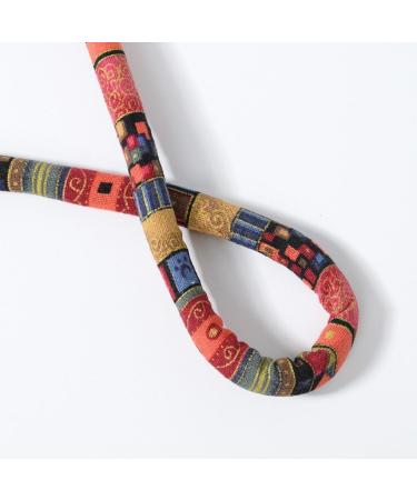 kawehiop Spiral Lock Hair Tie Colorful Embedded Long Ponytail Holders Curly Bohemian Style Curling Rod Ties Dreadlock Accessory Multicolor - Buy Online on GoSupps.com