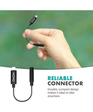 MOVO PMA-1 DJI Osmo Pocket Microphone Adapter | USB Type-C to 3.5mm TRS External Sound Adapter for Osmo Pocket Accessories - Buy Online on GoSupps.com