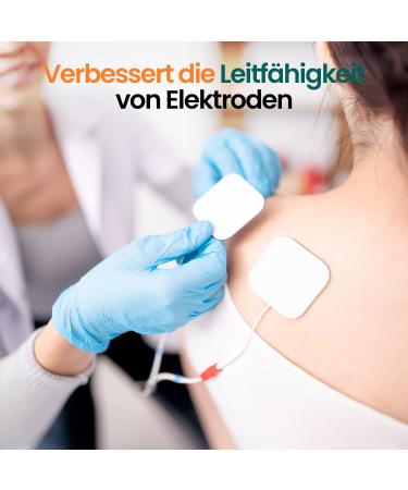 Conductive Electrode Gel 250ml for TENS & EMS Pads | Extend ECG EMG EEG Electrode Lifespan | Skin-Friendly & Certified - Buy Online on GoSupps.com