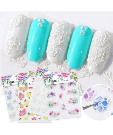 5D stickers Nail Nail Sticker embossed DIY self-adhesive sticker model Nail decoration - Buy Online on GoSupps.com