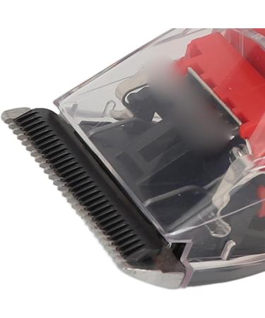 Buy Transparent Electric Hair Clipper | Hair Cutting Kit with 4 Guided Combs - Rechargeable & Ergonomic - Ideal for Salon Use (Red - Buy Online on GoSupps.com