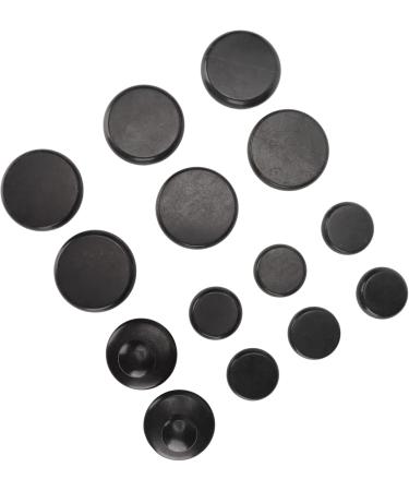 14-Piece Basalt Massage Stone Set - Spa Hot Rocks for Home & Beauty Salon | Relaxing Massage Stones for Men & Women - Buy Online on GoSupps.com