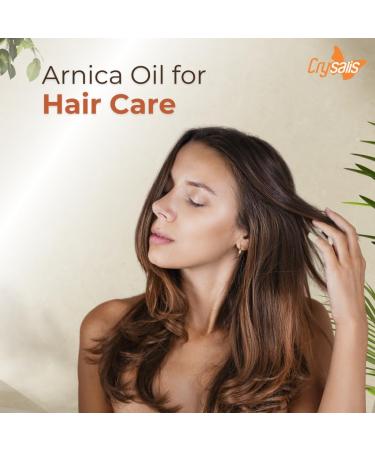 Crysalis Arnica Oil Cosmetic Grade (250 ml / 8.45 fl oz) - for DIY Skin and Hair Care Ideal for Massage Oils Serums Balms and Beauty Formulations - Buy Online on GoSupps.com