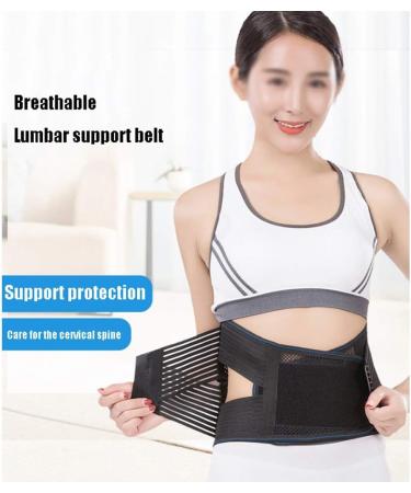 Samnuerly Waist Support Belt for Men - Steel Plate & Magnet for Warmth | Size L - Optimal Waist Protection - Buy Online on GoSupps.com