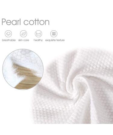 100PCS Large Disposable Face Towels | Makeup Removing Cotton Tissue | Reusable Skin Care Pads - Wet & Dry Use - Buy Online on GoSupps.com