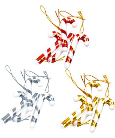STOBAZA 36 Pcs Christmas Ornaments Candy Cane Ornaments Candy Garland Ornaments Candy Canes Christmas Tree - Buy Online on GoSupps.com
