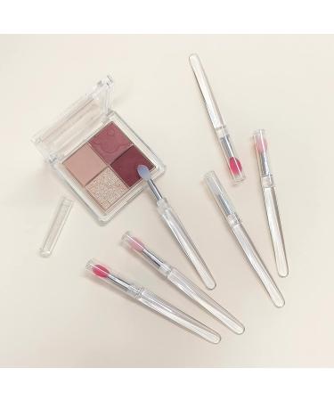 Silicone Lip Brush Set - 4 Pink Lip Gloss Wands with Cap for Lip Mask & Cream - Buy Online on GoSupps.com