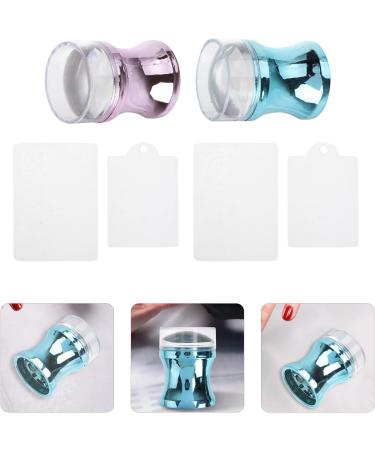 Lurrose Nail Art Tool Set | Transparent Soft Stampers & Scraper | International Shipping Available - Buy Online on GoSupps.com
