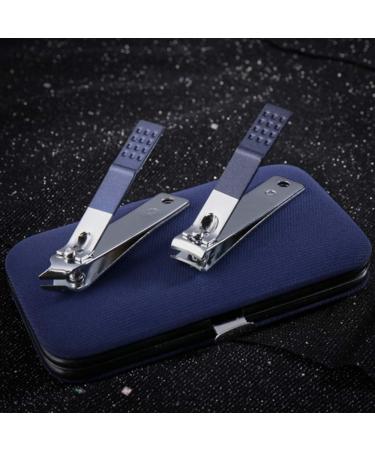 1 Set of Nail Clippers Kit Nail Grooming Kit Manicure Set for Men and Boys As a Gift for Nail Care(7 PCS Blue) - Buy Online on GoSupps.com