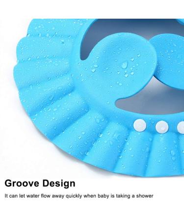 Pengxiaomei 3Pcs Baby Shower Caps - Adjustable Bathing Hat for Kids with Ear Protection - Buy Online on GoSupps.com
