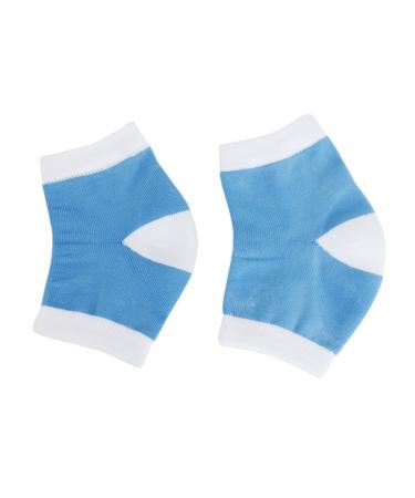 Footfull Gel Heel Moisturising Socks/Protectors for Dry Cracked Skin/Foot Pain Relief