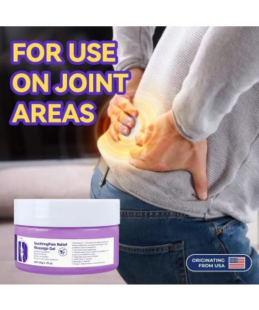2PCS Joint Gel Purple Helps Relieve Discomfort in Knees Neck Hands Feet & Back Cooling Muscle Joint Gel - Buy Online on GoSupps.com