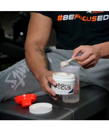 Evolabs Prevorkout Focus Powder 221G - Premium Pre-Workout Booster with N-Acetyl-L-Cystein Beta-Alanin Guarana & Siberian Ginseng - Blueberry Flavor for Enhanced Gaming & Training Performance - Buy Online on GoSupps.com