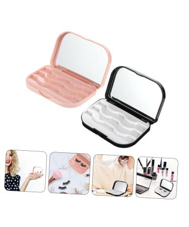 POPETPOP Eyelash Storage Box - 4 Pcs Magnetic Display Case & Organizer for False Eyelashes Portable Cosmetic Holder (11x7cm - Buy Online on GoSupps.com