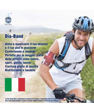 Dia Band: Glucose Sensor Protection Bracelet for Freestyle Libre Medtronic Dexcom & Omnipod - Reusable Diabetics Band XS (22-26 cm) - Buy Online on GoSupps.com