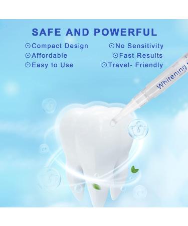 Kingheroes Teeth Whitening Pen (4 Pcs) - 30+ Uses, Effective & Painless with No Sensitivity - Travel-Friendly & Easy to Use for Beautiful White Smile - Natural Mint Flavor - Buy Online on GoSupps.com