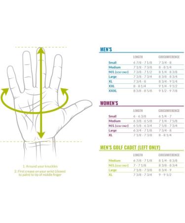 BIONIC Men's StableGrip Golf Glove - White, X-Large - Buy Online on GoSupps.com