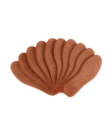 Healeved 5 Pairs Winter Boot Insoles Arch Support Insoles Thicken deordorizing Insoles Winter Slippers for Men Thermal Insoles Booty Slippers for Women Warm Mens Slippers Shoes Fluffy Miss Brown 39