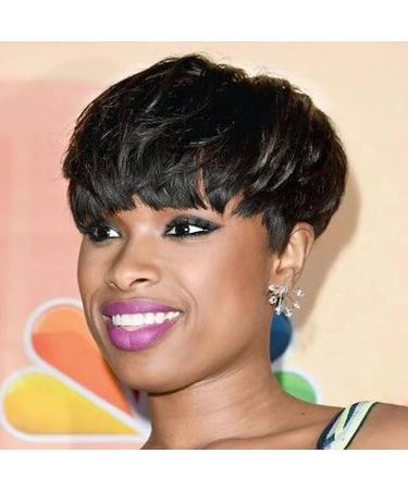 Hair Clips for Baby Girls Fiber Wig Fashion Short Hair Black Rose Net High Temperature Silk Women's Wigs for Women over 50 Black One Size - Buy Online on GoSupps.com