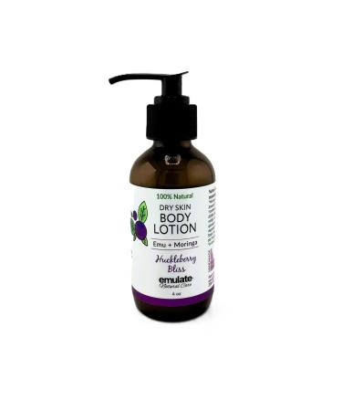 HUCKLEBERRY BLISS DRY SKIN BODY LOTION - 4 oz Pumpable bottle