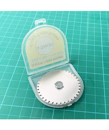 5 Pack 45mm Crochet Edge Skip Blade Perforated Rotary Blades for Paper, Fleece, and Fabric Scrapbooking - Precision Cutting Tool Set - Buy Online on GoSupps.com