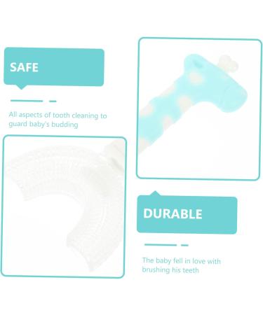 Magiclulu 9 StK Children's Toothbrush - Soft Silicone Baby Toy Cleaner & Oral Hygiene Brushes for Kids - Buy Online on GoSupps.com