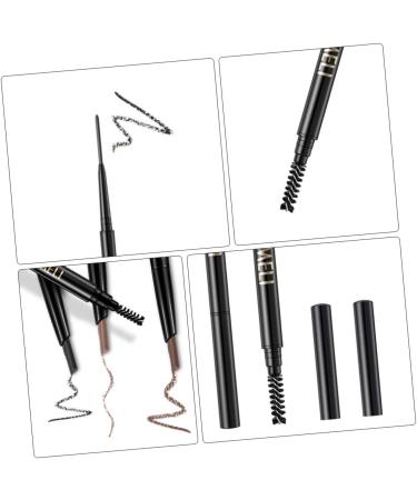 Healeved 3pcs 2 1 Eyebrow Makeup Tools Natural Eyebrow Pen Makeup Pen Thin Eyebrow Pencils Brow Liner Brown 1 count (Pack of 1) Dark Brownx3pcs - Buy Online on GoSupps.com