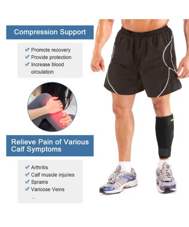 Adjustable Calf Support Brace | Compression Wrap for Calf Injury & Swelling - Buy Online on GoSupps.com