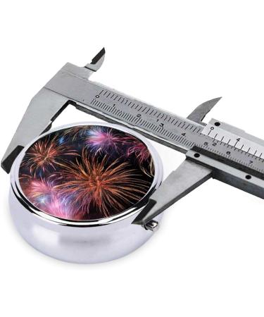 Explosion Firework 3D Printed Mini Pill Box | 3 Compartment Travel Pill Organizer | Portable Medicine Case for Home & Office - Buy Online on GoSupps.com