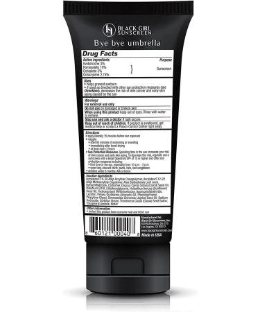 BlackGirlSunscreen SPF 30 Sunscreen - Made by Women of Color with Natural Ingredients and Formulated for People of Color No Synthetic Fragrance and Cruelty Free - 3 FL OZ White - Buy Online on GoSupps.com