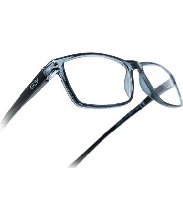Gian Marco Venturi Unisex Verona Reading Glasses - Stylish Grey Eyewear for Men & Women | International Shipping Available - Buy Online on GoSupps.com