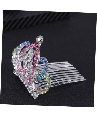 FRCOLOR Set of 2 Crystal Headpieces for Children Wedding Crown Wedding Headpiece Rhinestone Headwear for Women Mini Crowns Combs for Children Royal Party Mini Comb Hair Girls Edition Card - Buy Online on GoSupps.com