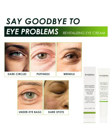 Phoera Revitalizing Eye Cream - Brighten & Hydrate | Reduce Fine Lines Dark Circles & Puffiness | For All Skin Types | Shop Internationally - Buy Online on GoSupps.com