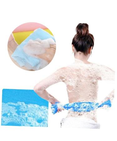 5pcs Back Scrub Foam Towel & Loofah Set - Body Massage Brushes Bathing Supplies for an Invigorating Shower Experience - Buy Online on GoSupps.com