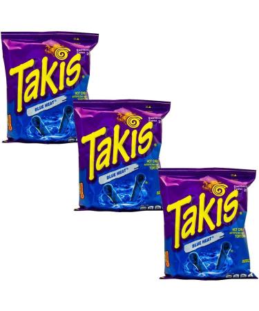 03 x Takis Blue Heat Tortilla Chips 92.3g | VIMIX - Buy Online on GoSupps.com