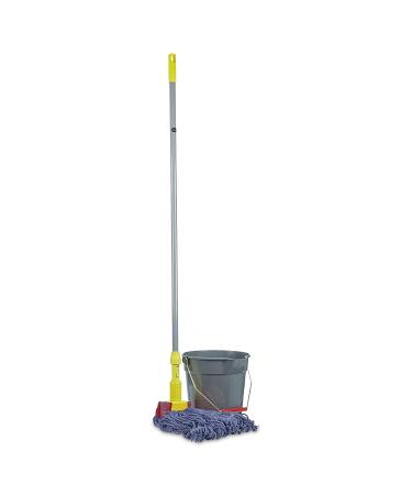 AmazonBasics Large Blue Synthetic Mop Head 1.25-Inch Headband - 6-Pack - Buy Online on GoSupps.com