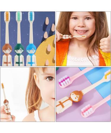 Buy Healvian 16 STK Children's Cartoon Toothbrushes Ergonomic & Travel-Friendly Manual Toothbrushes with Rubber Protection - Buy Online on GoSupps.com