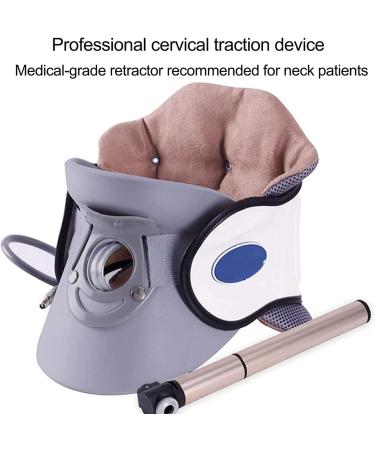 Neck Brace Cervical Neck Traction Device MultiDimensional Traction 360 Fixed Wrap Airbag Compression for Home Traction Spine Alignment (Color : Yellow) - Buy Online on GoSupps.com