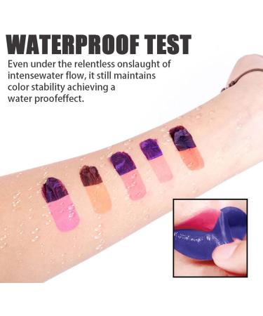 Matt Lip Stain Peel Off 3pc Long Lasting Waterproof Peel Off Lip Stain Smooth & Light Moisturizing Lip Gloss Contains Hyaluronic Acid Highly Pigmented Liquid Lipstick Smudge-Proof (3pc 10ml) - Buy Online on GoSupps.com