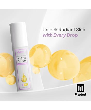 MyMed Dermaplane Oil with Jojoba & Vitamin E for Smooth Radiant Skin - 1.70 Fl Oz Dermaplaning Oil All-Natural for Dermaplaning Perfect for Sensitive Skin For Women - Buy Online on GoSupps.com