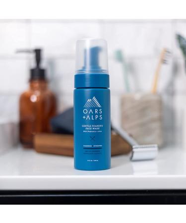 Oars + Alps Gentle Foaming Face Wash and Moisturizer with Prebiotics and Aloe - 5 Fl Oz - Buy Online on GoSupps.com