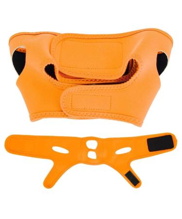Buy Face Slimming Mask & V-Face Line Belt Reducer | Anti-Wrinkle Facial Care (Orange) - International Shipping Available - Buy Online on GoSupps.com