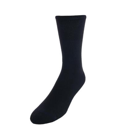 Dr. Scholl's Men's Big and Tall Diabetic & Circulatory Crew Work Socks (4 Pairs)