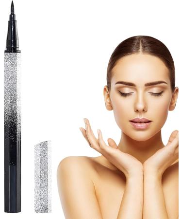 Quick Dry Liquid Eyeliner Long-Lasting Makeup Liquid Eyeliner - Natural Eye Makeup Accessory for Daily Use Dating Night Out and Shakven Black - Buy Online on GoSupps.com