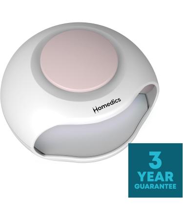 Homedics 2-in-1 Nail Polish Dryer UV Nail Lamp with Fan Sleek Finish in Minutes for Manicure and Pedicure Curing Lamp for Gel Nails Suitable for Use with Regular Nail Polish Gel & Acrylic Nails - Buy Online on GoSupps.com