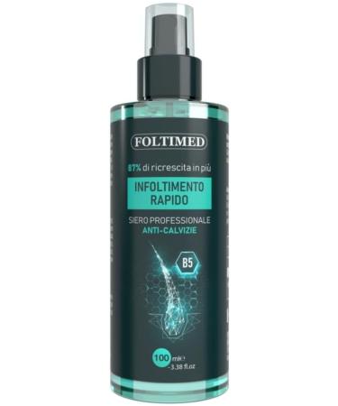 Foltimed Spray Anti-Chute de Cheveux avec Vitamine B5 Traitement Renfor ant et Stimulant pour la Croissance R duit la Fragilit et Prot ge le Cuir Chevelu 100ml