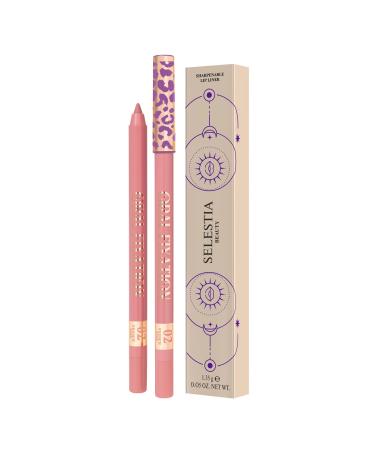 Lip Liner Oral Fixation - Long-lasting & Waterproof Lip Pencil Liner for Precision Application with Sharpenable Tip (FRENCH KISS)