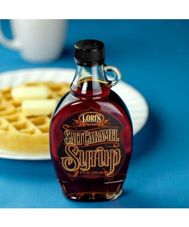 French Connection LLC Loris Salt Caramel & Vanilla Maple Syrup - 8 oz - Buy Online on GoSupps.com